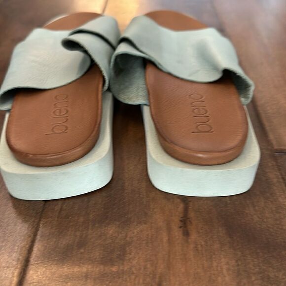 Free People Bueno Sadie Slip On Sandal Light Blue EU 40 US 10 NWOB - Picture 5 of 8